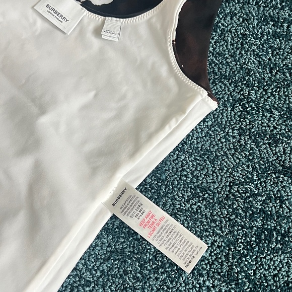 BURBERRY Multicolour Jolie Cow Print Swimsuit One-piece Bathing Suit - Picture 10 of 13